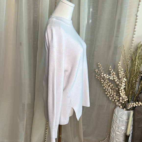 Lululemon Merino Wool Sweater Sz 4 Cream Excellent Condition Oversized Boyfriend - Picture 3 of 7